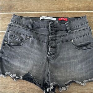 Celebrity Pink Women's Gray Denim Shorts